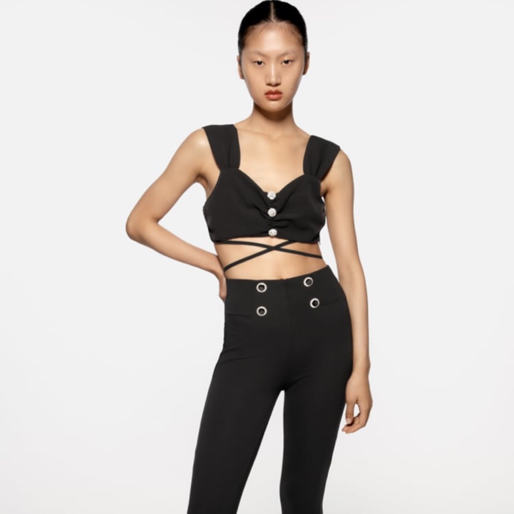 Buttoned Top